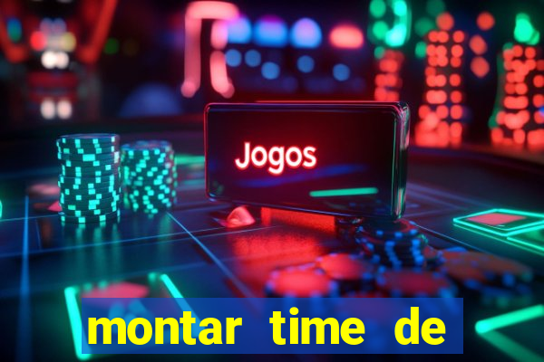 montar time de futebol site